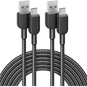 Anker USB A to USB C Cable, Charger Cord (2 Pack, 10FT), for iPhone 17 Series